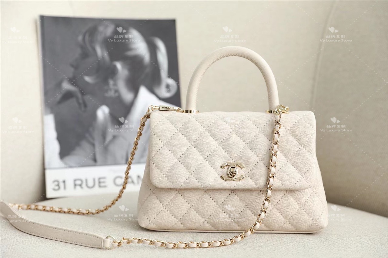 Túi Chanel Coco Top Handle Size 23 - Vy Luxury