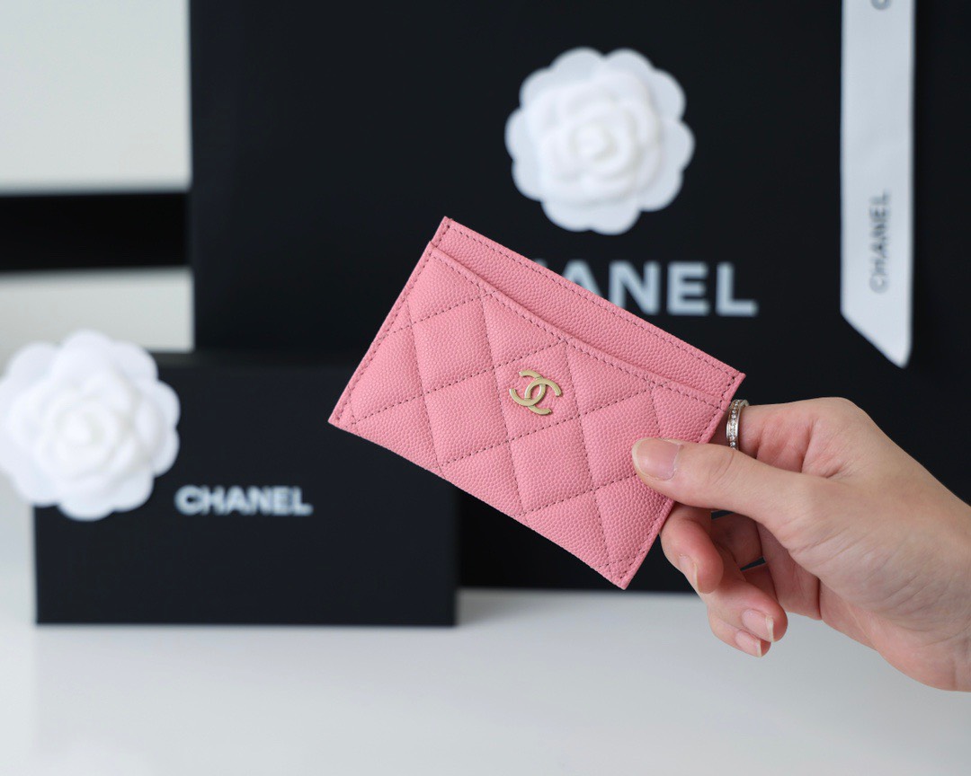 Chanel 19 Card Holder Black  Designer WishBags