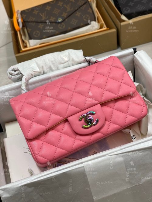 Túi Xách Chanel Classic Màu Hồng Siêu Cấp - Vy Luxury